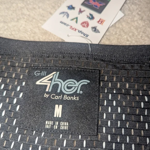 Nwt G-III WOMEN'S XFL #20 NEW YORK GUARDIANS MESH JERSEY Sz M - Picture 4 of 9